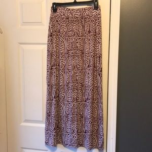 Loft xs long skirt